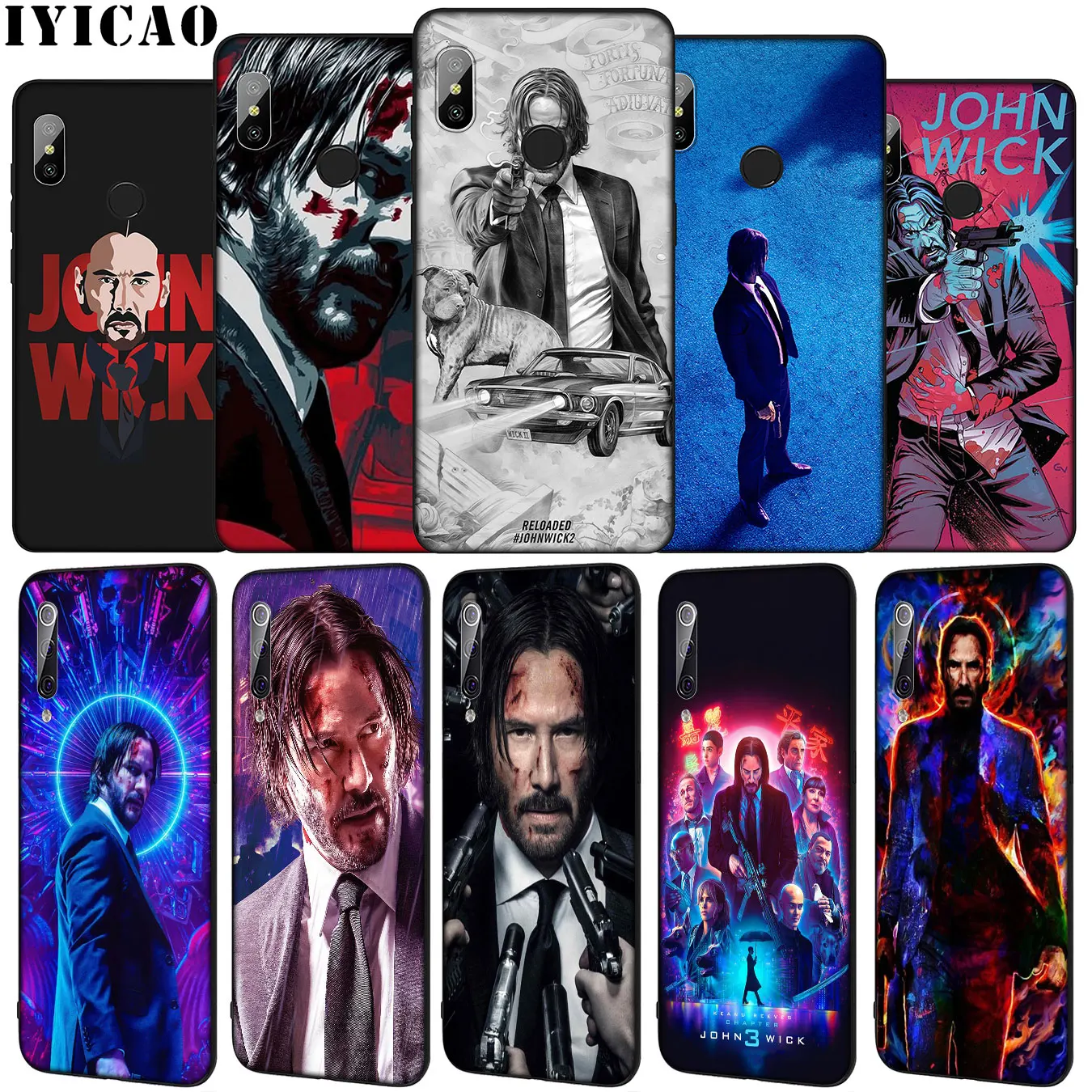 john wick Keanu Reeves Soft Case for Xiaomi Mi 10 9 9T A3 Pro 8 SE A2 Lite A1 CC9 CC9E 6 pocophone f1 Mi10 | Мобильные телефоны и