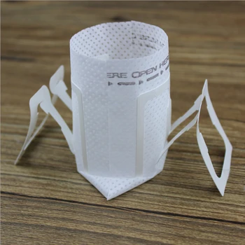 

New-50Pcs Pack Drip Coffee Filter Bag Portable Hanging Ear Style Coffee Filters Paper Home Office Travel Brew Coffee