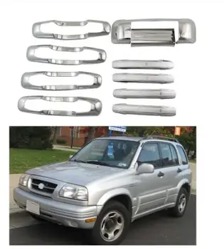 

For Suzuki Vitara Grande Escudo 2.0 1998-2005 Car The door handle bowl Covers ABS Chrome Accessories Stickers Car Styling 10pcs