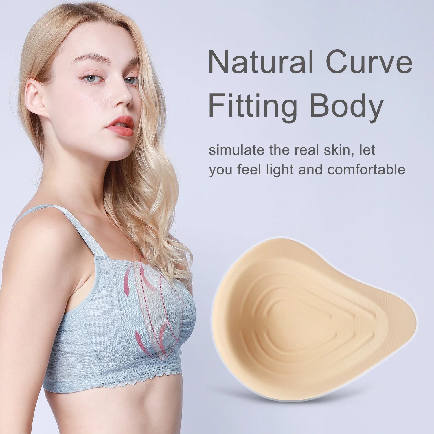 Fake Breast Underwear Fake Breast Big Silicone Simulation Chest Lightweight  Model With Prosthetic Breast Bra