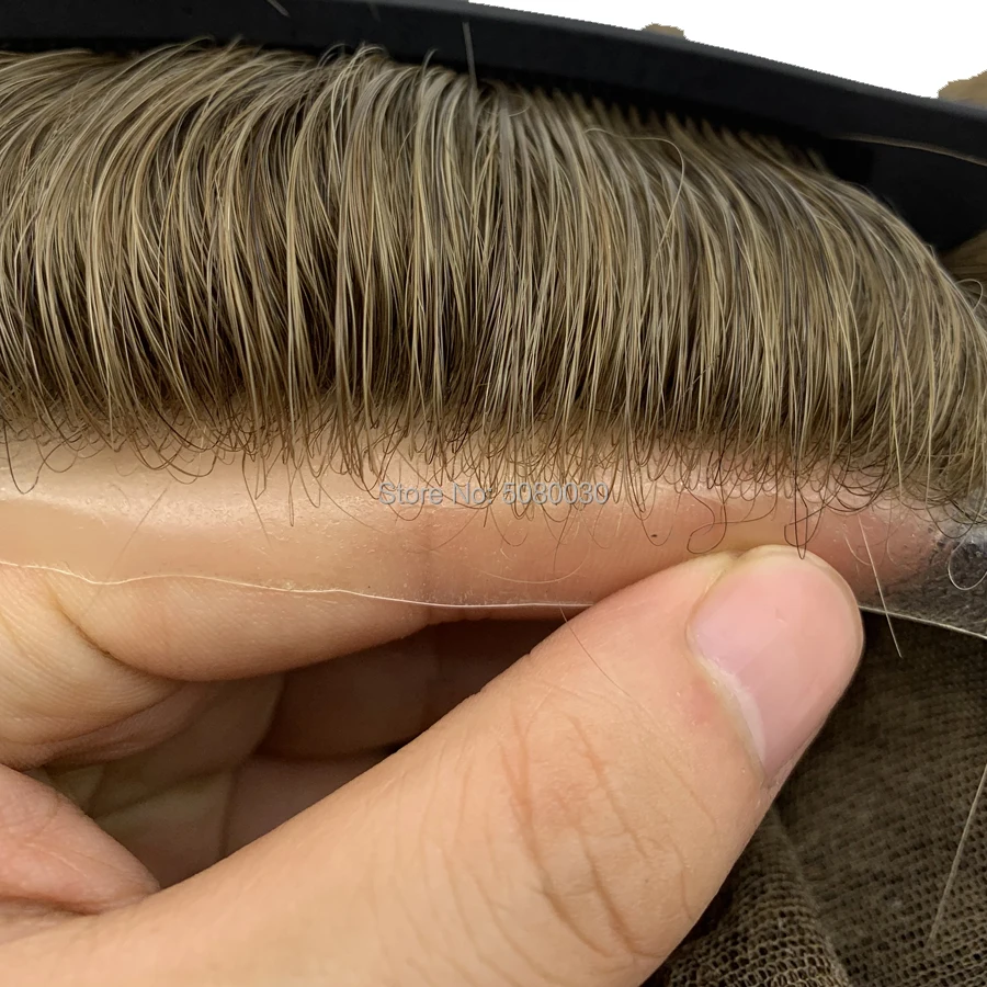 Мужской парик замена волос для женщин натуральные волосы любой coolor мужской парик FedEx DHL