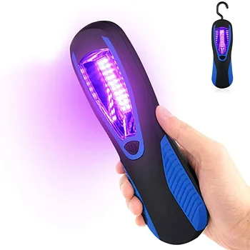

LED Light UV Lamp Portable Magnetic UV Cleaning Light with Hook for Home Office Vehicle QJS Shop
