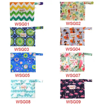 

Ohbabyka Reusable Washable Wet Bag For Sanitary Pad Menstrual Sanitary Aunt Bag Mama Sanitary Towel Pad Bag Dropshipping 6Colors