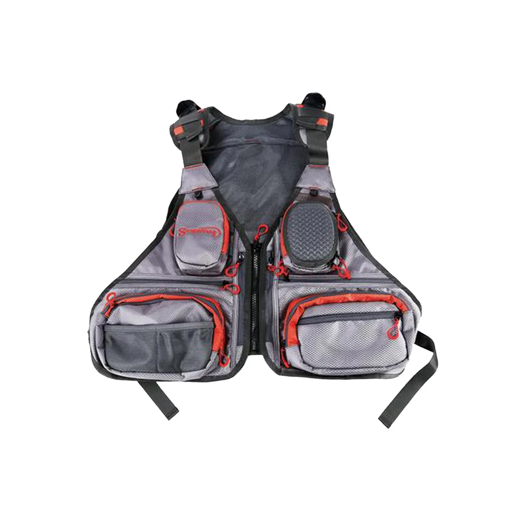 Adjustable Belt Fishing Vest Multi-Pocket Mesh Waistcoat for Hunting Camping