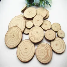 5/10pcsNatural деревянные ломтики незавершенные круглые круги с древесной коры журнала диски для DIY игрушки украшения дома дерева ручной работы Carfts