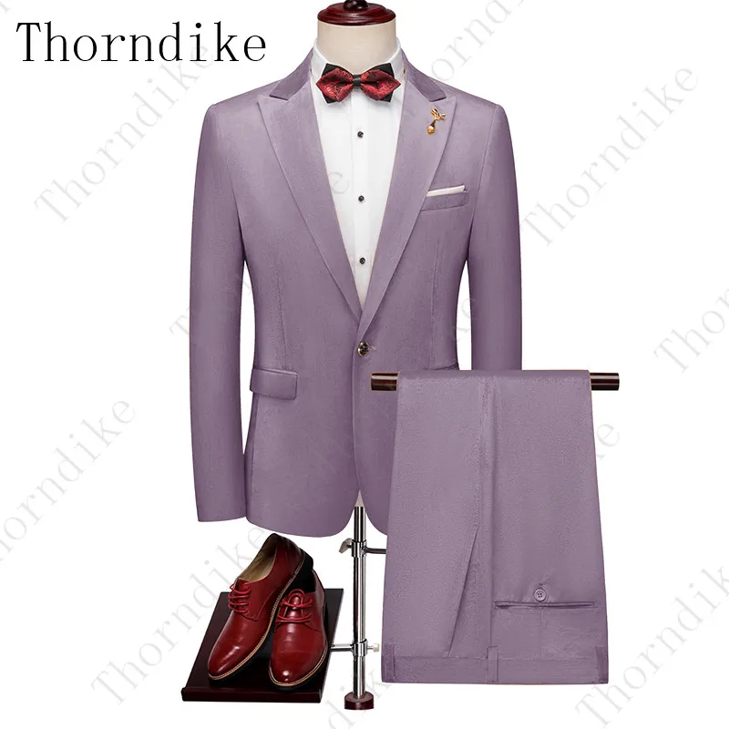 suit 22 Thorndike Свадебный Мужской зеленый бархатный костюм, 3 предмета(пиджак+ брюки+ жилет), смокинг жениха, мужские вечерние костюмы, мужской костюм на заказ - Цвет: suit 22