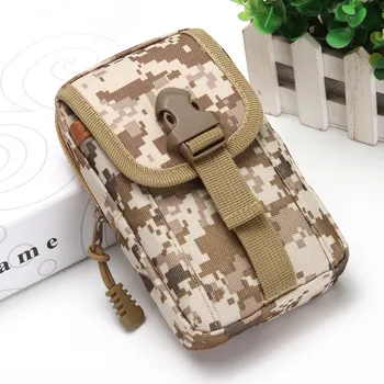 

6 Inch Waist Packs Men's Oxford Mobile Phone Bag Men change cigarettes pockets zipper bag male outdoor travel pockets