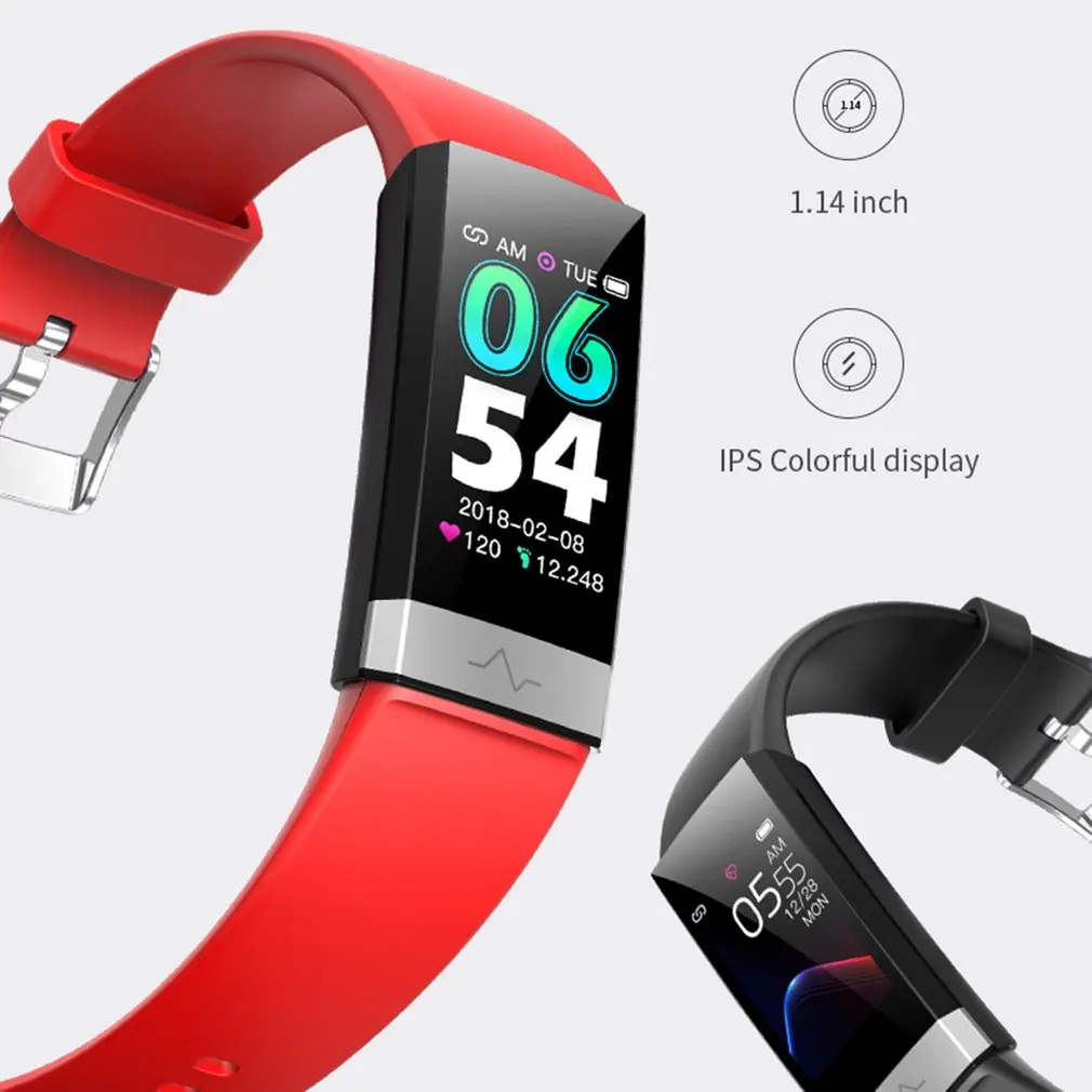 V19 Sport Health Smart Bracelet Heart Rate Sleep Monitor Fitness Tracker Various Dial Pedometer Smart Watch