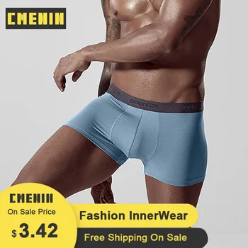 

CMENIN Boxers Men Cotton Letter Comfortable Boxer mens underwear men Underware Men underwear boxer shorts Transparent Hot AD306