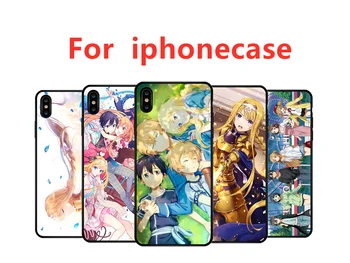 

Sword Art Online Soft Phone Case Cover for Iphone X XR XS MAX 6 7 8 Plus 11 Pro MAX