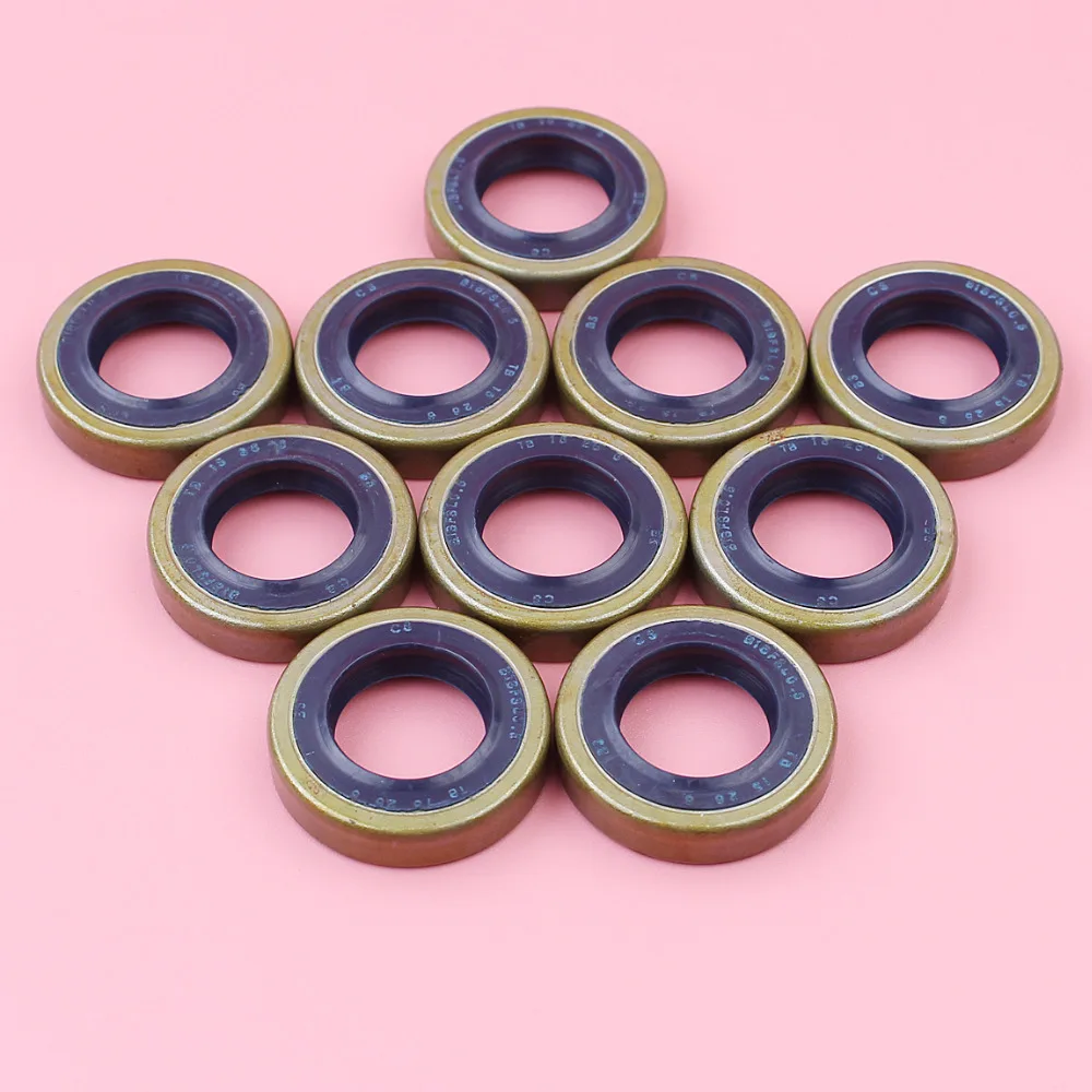 10pcs/lot Crankshaft Crank Oil Seal For Husqvarna 266 268 272 181 Chainsaw Spare Tool Part 503260204 бензопила