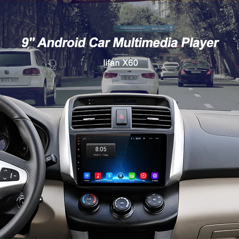 Cheap Junsun V1 2G+32G Android 8.1 For lifan x60 2012 2013 2014 2015 2016 Car Radio Multimedia Video Player Navigation GPS 2 din dvd 1