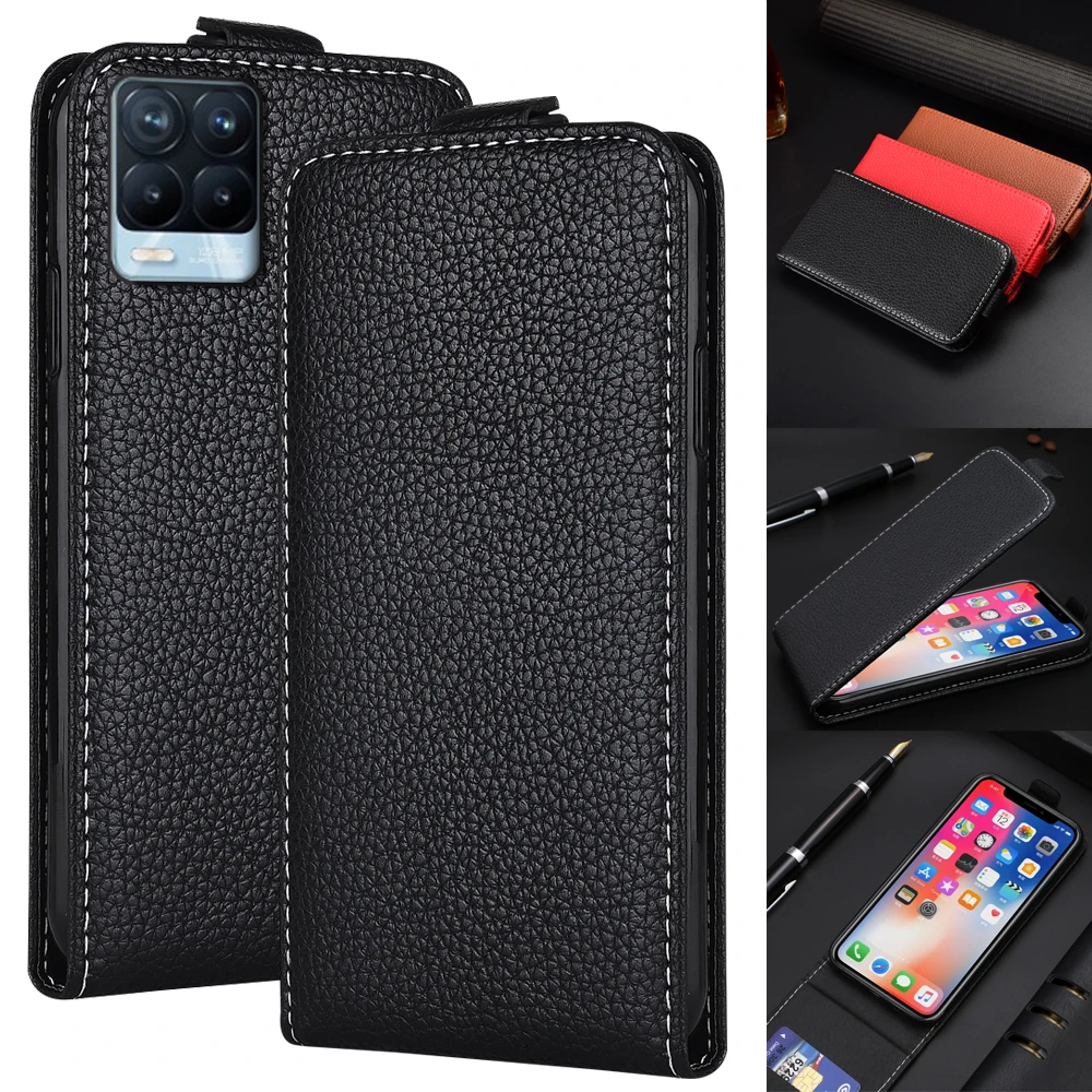 PU Leather Flip Wallet Case For Realme C21 C25 C20 C17 C15 C12 C11 C3 C3i 3i 5i 5s 6i 7i X7 8 7 6 5 3 Pro Cover Phone Bag | Мобильные