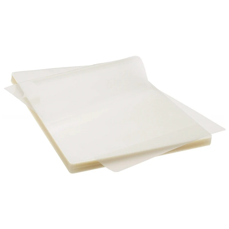

70 Mic A4 Thermal Laminating Pouches 220Mmx307Mm Clear EVA PET Laminating Film/Sheets for Photo Paper Files Card 100 Pcs/Pack