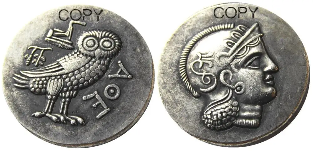 Г (33)BACTRIA. Ранний эллистический era. Sophytes (ca. 325 305-294 BC) посеребренные копировальные