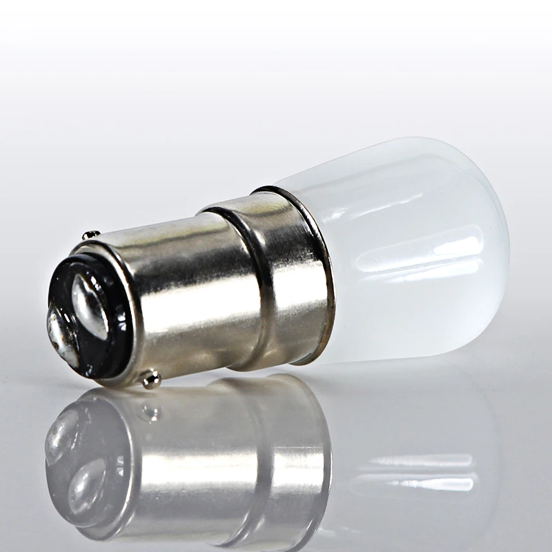 Светодиодная лампочка свет T22 B15 E12 E14 12 v 110v 220v 1,5 Вт мини-прожектор холодильник мини фонари Матовая оболочка 12 вольт светодиодные лампы
