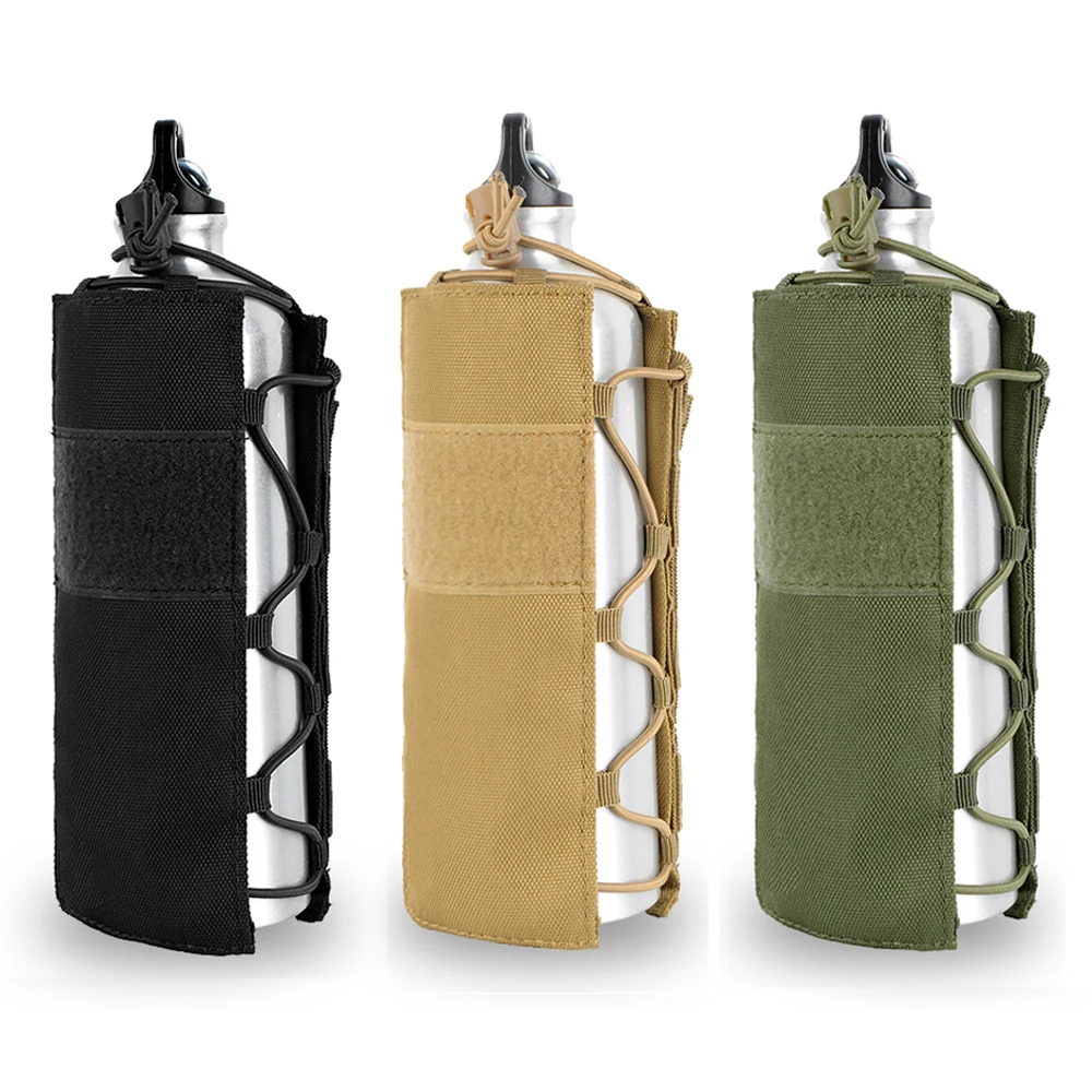 

Tactical Water Bottlle Pouch Bag Molle Military Kettle Pouch Army Water Holder 0.5L-2L for Hunting Camping Hiking Cycling