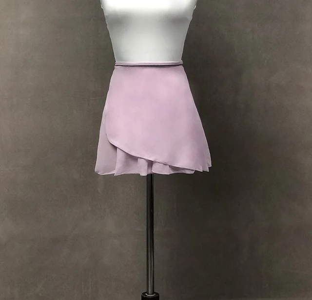 Ballet Dance Skirt New Style Pure Color Chiffon Practice Leotard Small Apron Tutu Adult High Quality Ballet Dress BL061 dou sha zi
