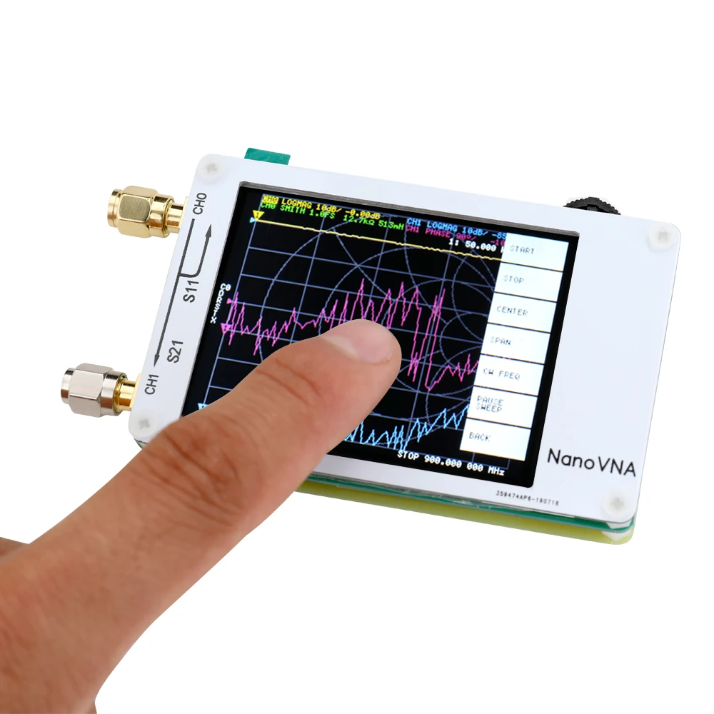 

NanoVNA Portable 50KHz-900MHz Digital Digital Vector Network Analyzer Shortwave MF HF VHF UHF Antenna Analyzer Standing Wave