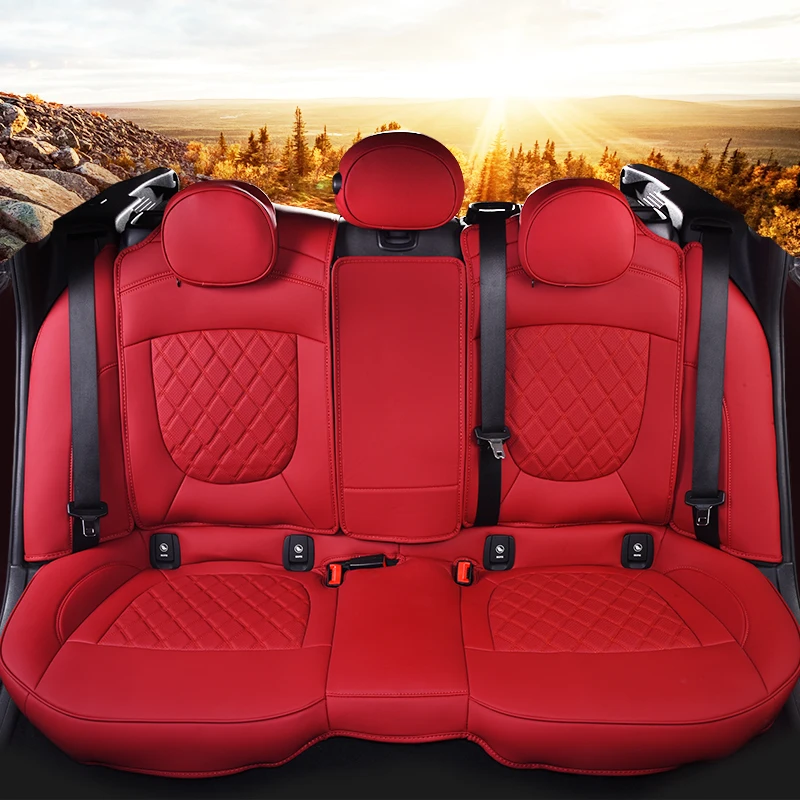 Car Seat Covers For BMW MINI Cooper S One F56 Wholesale Waterproof Leather Auto Seat Protector Car Interrior Accessories 2014-20
