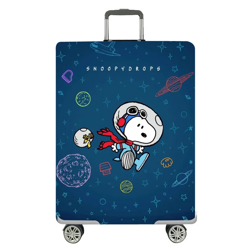 JATRAVEL мультфильм Бегемот путешествия утолщаются эластичный чемодан защитный чехол, применяются к 18-32 дюймовым чехлам, аксессуары для путешествий - Цвет: 58