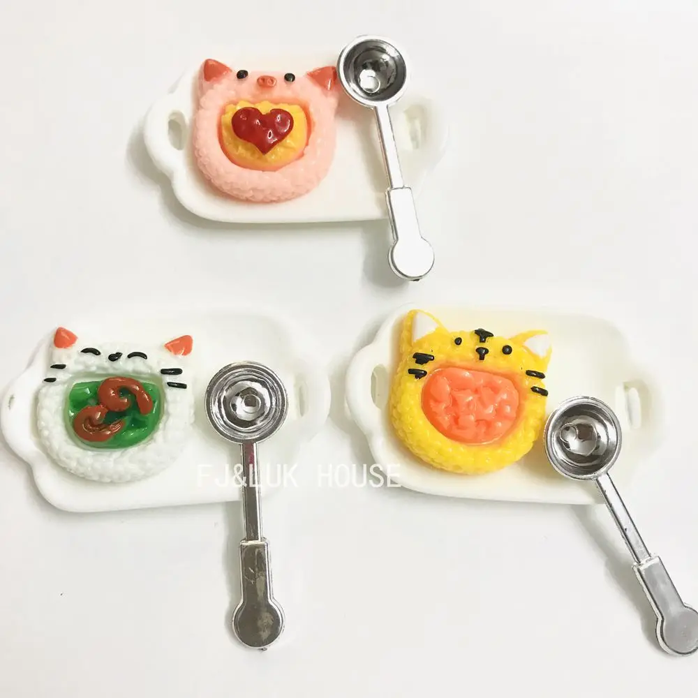 1/6 Scale Mini Pretend Food Toys Miniature Dollhouse Bread Cupcake Toast Bakery Shop for Blyth Barbies BJD Doll House Kitchen 6
