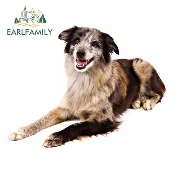 

EARLFAMILY 13cm x 9.9cm for Dog Auto Bumper Window Car Stickers DIY Occlusion Scratch Anime Waterproof Custom Printing Decal