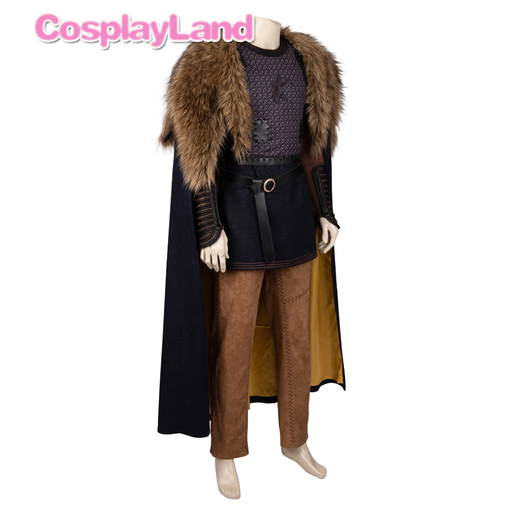 Ragnar Lothbrok костюм Викинги Косплей карнавальные костюмы на Хэллоуин для мужчин Взрослый маскарадный костюм наряд с плащом сапоги
