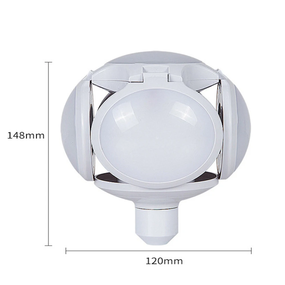 Super Bright LED Folding Bulb E27 40W Football Modeling Lamp AC 85-265V LED Bulb Bubble Ball Bulb Foldable Replace Halogen Light 11