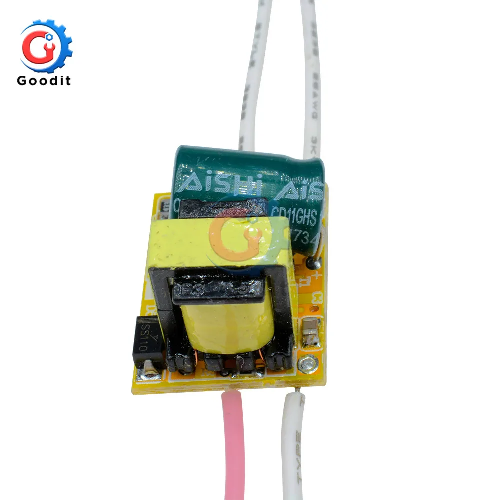 Non-waterproof LED Driver Transfomer Chip Power Supply Driver Transformer AC 85-265V 3W
