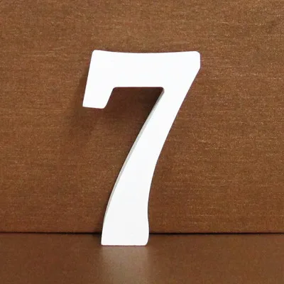 White Wooden Alphabet Letter for Personalized DIY Art and Home Decor, 10cm