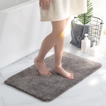 

Flocking Pure Color Non-Pattern Bedroom ,Kitchen Can Be UsedFor Home Bathroom Door Non-Slip Water Absorbent Pad Comfortable.
