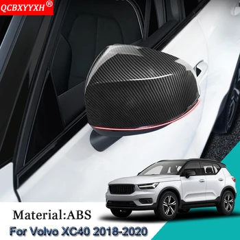 

Car Styling ABS Car External Rearview Mirror Cover Sequins Auto Stickers Decoration Car Accessories Fit For Volvo XC40 2018-2020
