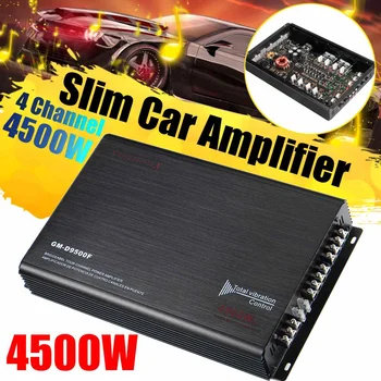 

12V 4500W Car Audio Stereo Power Amplifier 4 Channel Class A/B 3D Stereo Surround Subwoofer GM-D9500F