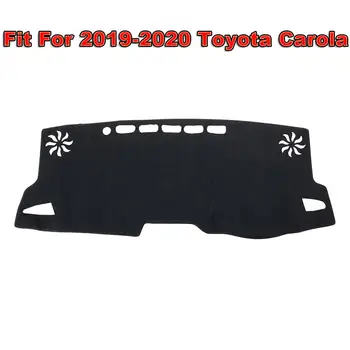 

Car Dashboard Cover Black Dashboard Protector Double Anti-Skid Dash Mat Auto Care Interior Accessories