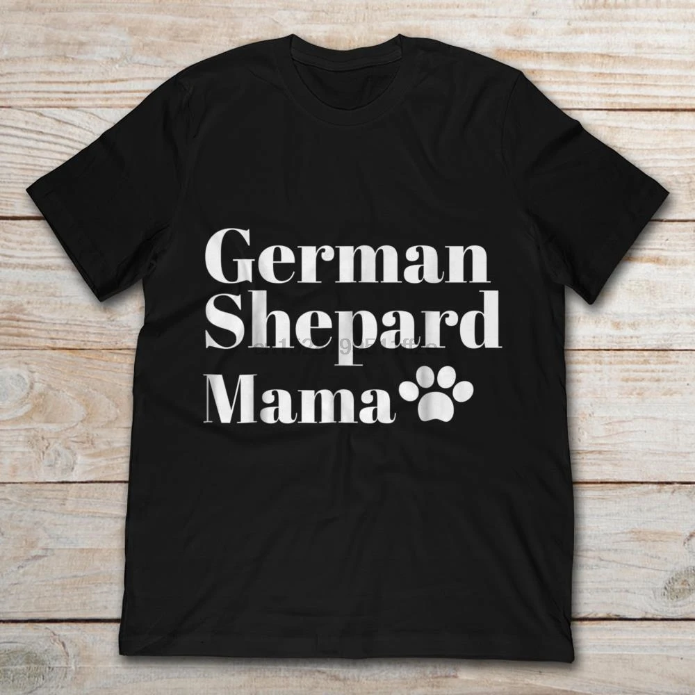 Немецкая футболка с надписью Shepard Mama|Футболки| |