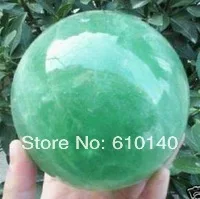 

ship NATURAL GREEN FLUORITE CRYSTAL SPHERE BALL 70mm