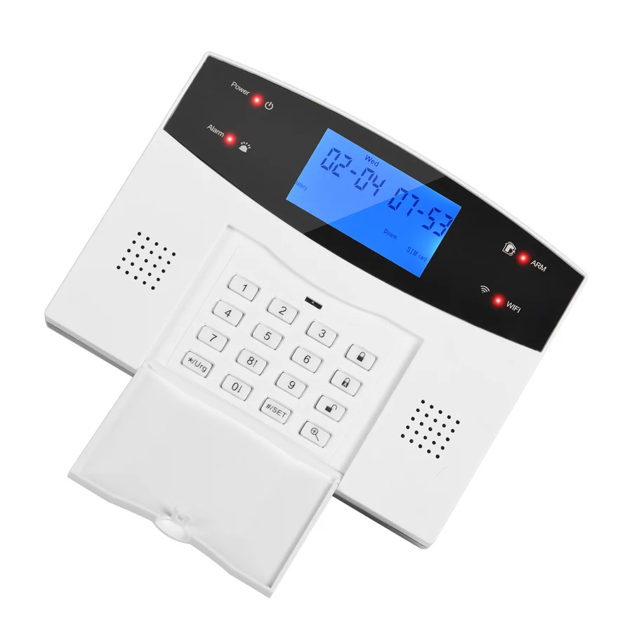 Details about  / IOS Android APP Wired Wireless Home Security LCD PSTN WIFI GSM Alarm System