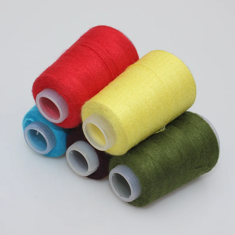 10PCS Thread for Long Hair Mink Cashmere Yarns 20Grams/roll Colorful Yarn for mink