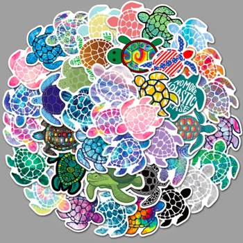 

Rainbow Turtle 41pcs Stickers Car Bike Motorcycle Phone Laptop Travel Luggage Cool Sticker Skateboard Guitar Decals Graffiti