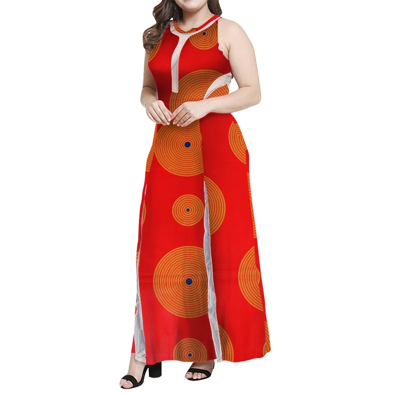 New Women Clothing African Dresses For Women Print O Neck Dresses Vestidos Bazin Riche African Ankara Party Long Wy5721 Casual Purple Dresses For Juniors Long Sleeve White And Gold Dress From Cutelove66