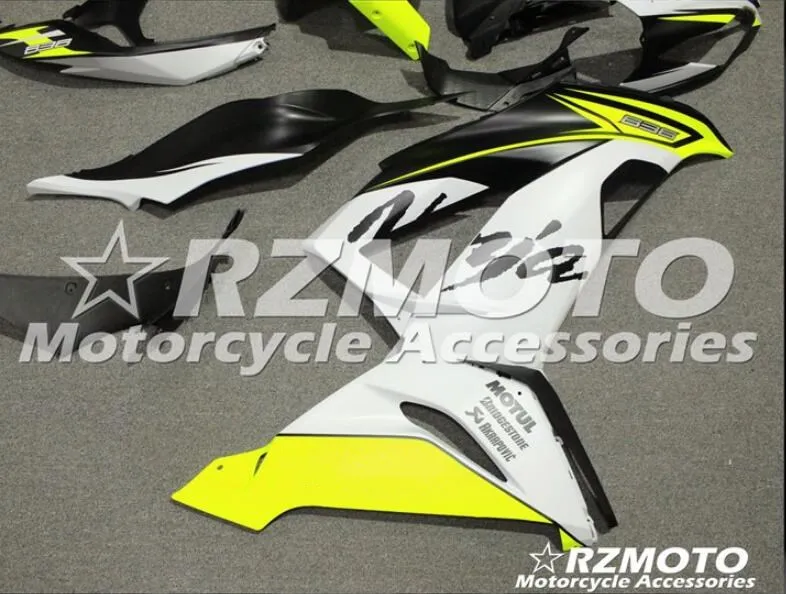 ABS литьевая форма мотоцикла полный обтекатель комплект подходит для ZX-6R 636 599 13-17 ZX-6R 2013- Кузов Набор белый черный желтый