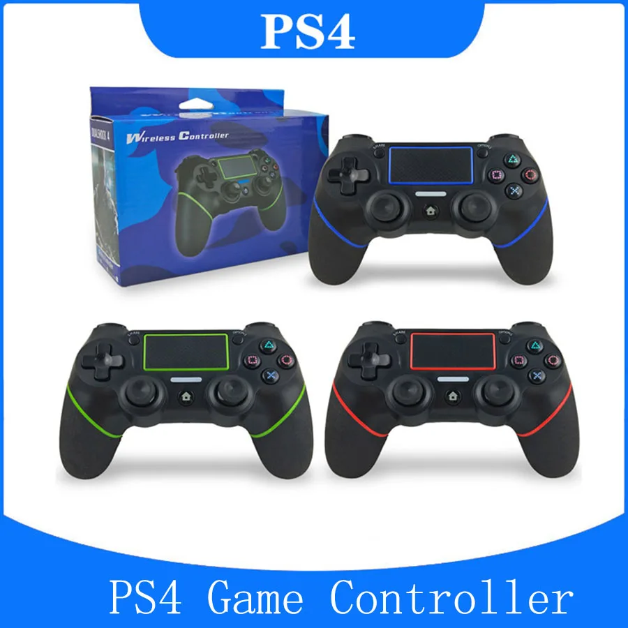 El Mando De Ps4 Tiene Microfono Mando de PS4 con Cable de carga, Mando de PS4 con puerto micro-usb de 3  colores para Play Station 4 - AliExpress Productos electrónicos