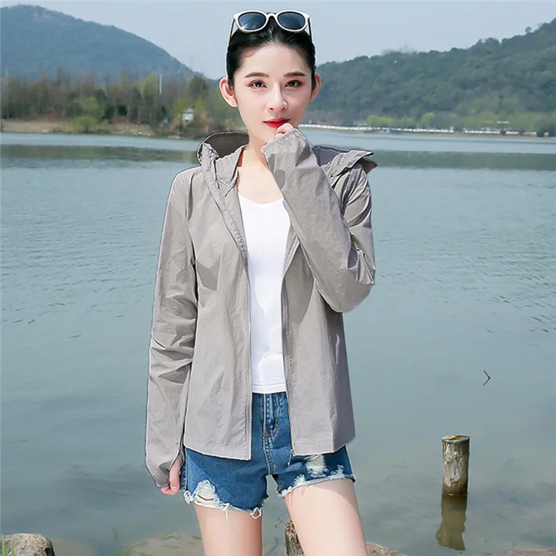 Outdoor Sun Protection Clothing Women'S  Jacket UV Protection Summer Hiking Shirts Outdoor Sun Protection Clothing  #0G21 (18)