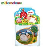 Книжка-игрушка MALAMALAMA. Кто как говорит? Ферма