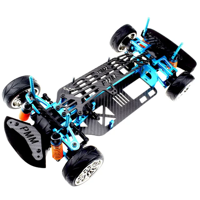 Aluminium Alloy & Carbon Shaft Drive 1/10 4Wd Touring Car Frame Kit for Tamiya Tt01 Tt01E Car 1