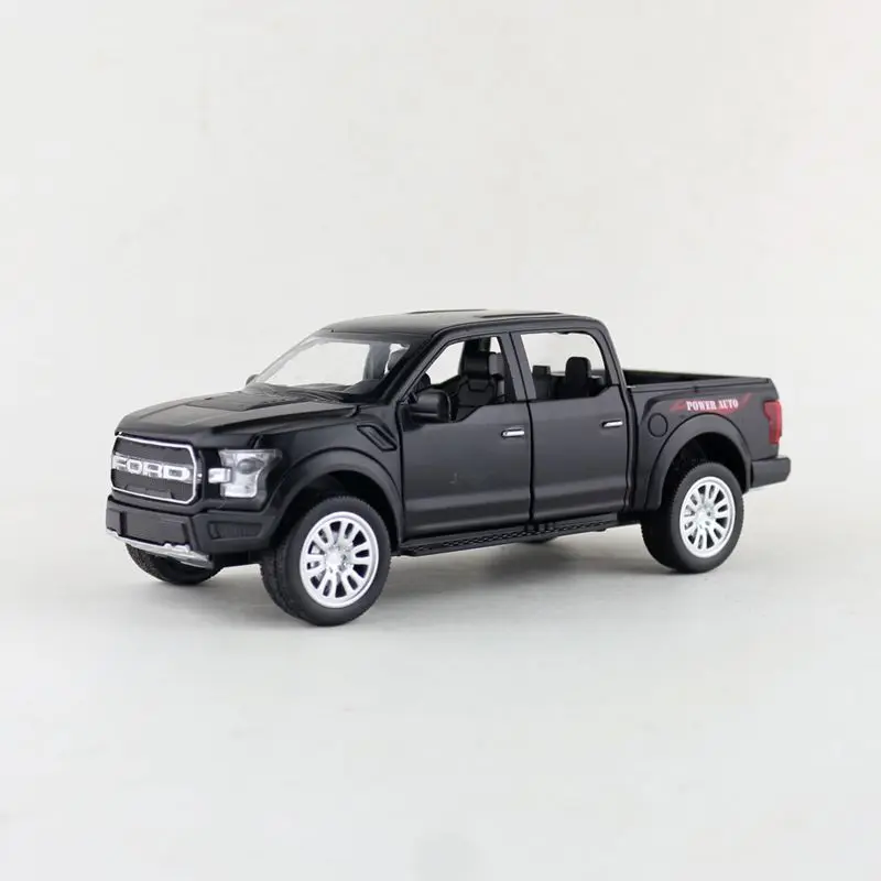 1:32/литая металлическая модель/внедорожник Ford F 150/светильник и звук/обучающий