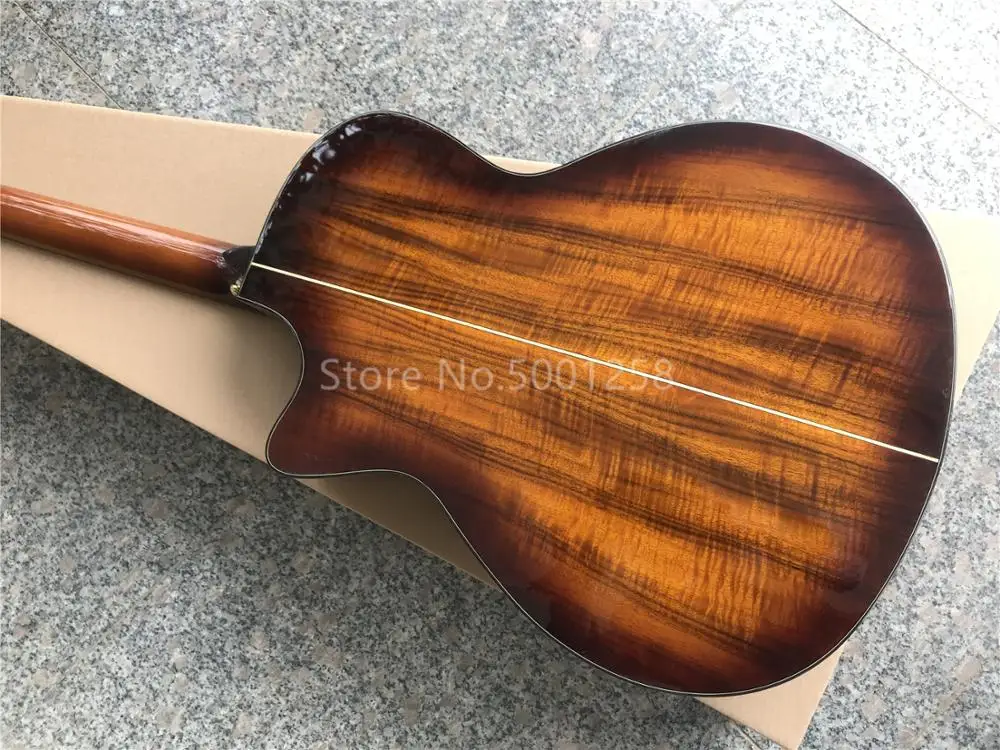 Ebony гриф K24ce Koa Акустическая гитара, 41 дюймов K24 Solid koa электрогитара Акустическая