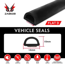 Zarkor плоский D 3M для автомобиля на клеящейся основе под заказ этиленового пропилен-каучука звук изоляционный уплотнитель боковой обрез Шум изоляционная лента для автомобильных дверей