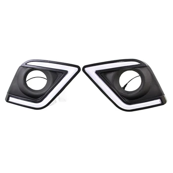 

2Pcs for Toyota Hilux 2015-2016 Light Guide Daytime Running Light Fog Light